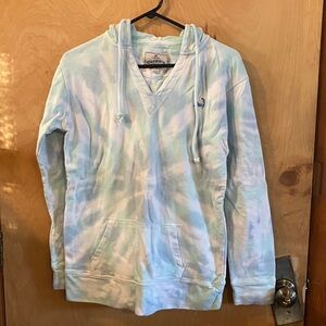 Blue Tie-Dye Hoodie
